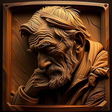 3D model Tom Nachreiner American artist (STL)